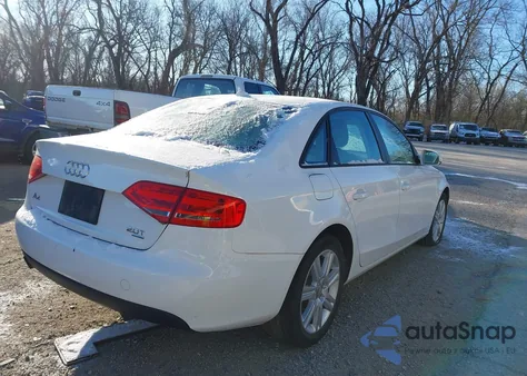 2011 Audi A4 2.0T Premium from USA, damaged, VIN WAUBFAFL8BA112716
